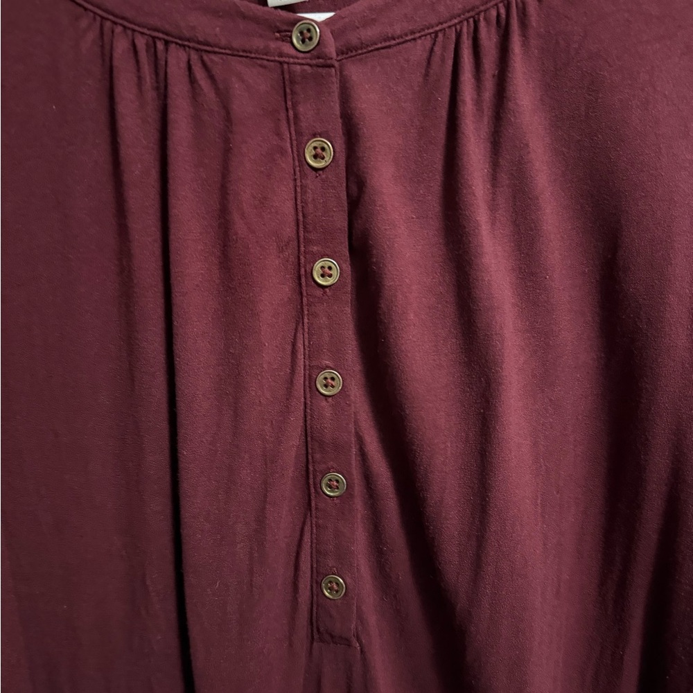 Boden Matilda Gathered Sleeve Top - Picture 2 of 6